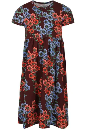 Mini Rodini Midikleid mit Blumen-Print