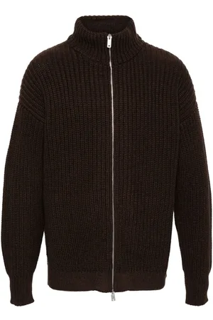 Emporio Armani Cardigan aus Fischerstrick