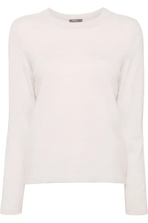 N.PEAL Pullover mit Rundhalsausschnitt