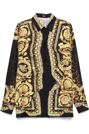 VERSACE Hemd mit Barocco-Print