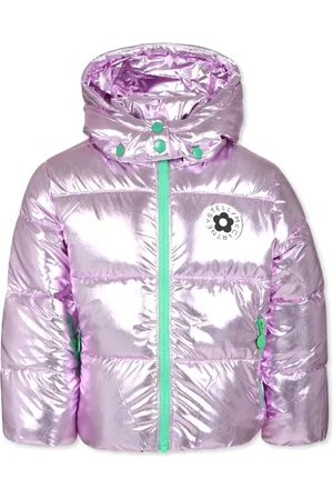 Stella McCartney Steppjacke mit Logo-Applikation