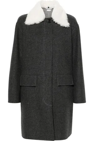 Thom Browne Mantel mit Bal-Kragen