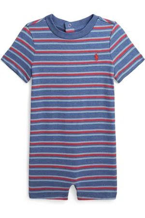 Ralph Lauren Gestreifter Strampler