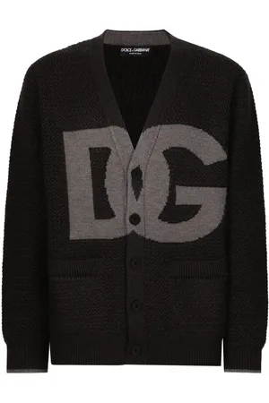 Dolce & Gabbana Cardigan mit Intarsien-Logo