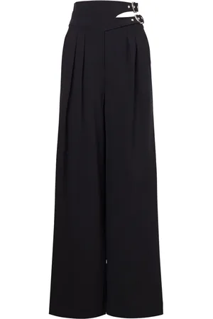 Alberta Ferretti Palazzohose mit Cut-Out-Schnallenverschluss
