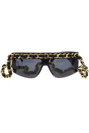 CHANEL 1990-2000s Chain Sonnenbrille