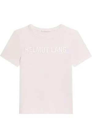 Helmut Lang T-Shirt mit Logo-Stickerei