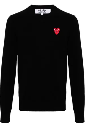 Comme des Garçons Pullover mit Herz-Patch