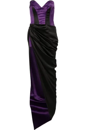 MITILIANE COUTURE Asymmetrisches Maxikleid