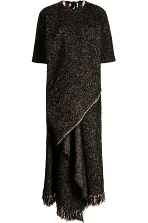 UMA WANG Meliertes Midikleid
