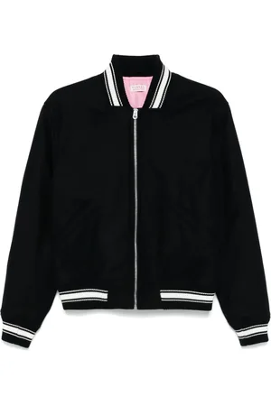 Fursac Bomberjacke mit gestreiftem Detail