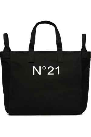 Nº21 Schultertasche mit Logo-Print