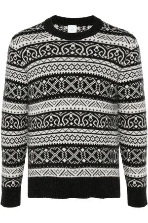 ELEVENTY Pullover mit Fair-Isle-Intarsie