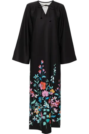 Bambah Hibiscus Moza Kleid