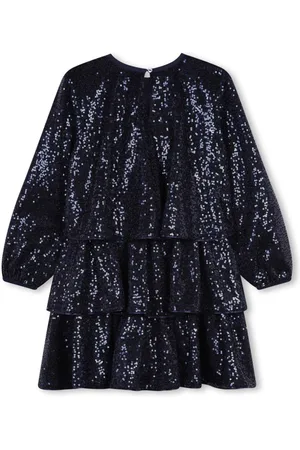 Billieblush Gestuftes Kleid mit Pailletten