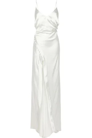 MITILIANE COUTURE Drapiertes Maxikleid