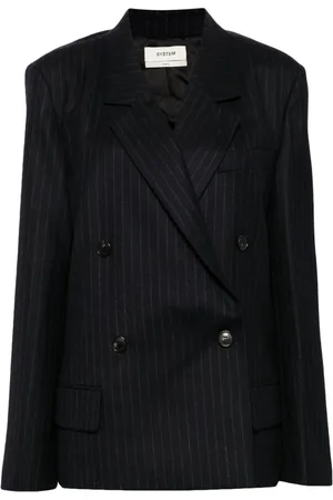 SYSTEM Gestreifter Blazer