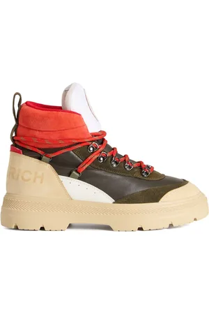 Woolrich Military-Stiefel mit Logo-Patch