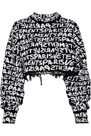 Vetements Pullover mit Logo-Intarsie