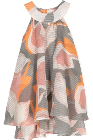 Little Bambah Kleid mit Logo-Print