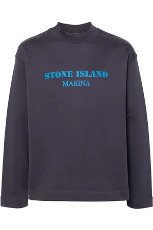 Stone Island Sweatshirt mit Logo-Print