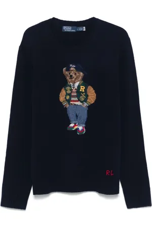 Ralph Lauren Pullover mit Polo Bear-Intarsie