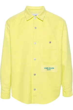 Stone Island Hemd mit Logo-Stickerei