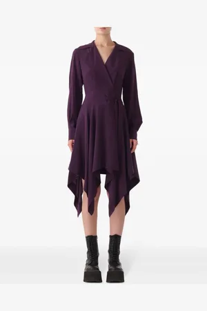 Jason Wu Seidenkleid mit Zipfelsaum
