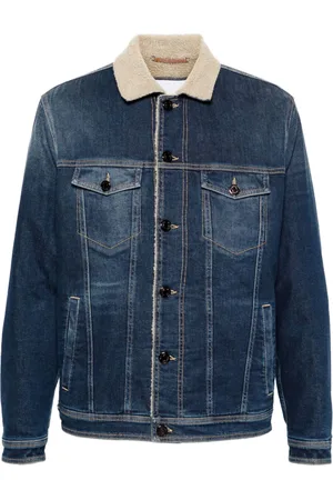Jacob Cohen Jeansjacke mit Kontrastkragen