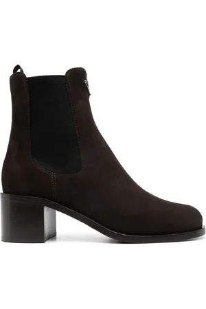 Prada Stiefeletten aus Wildleder 55mm
