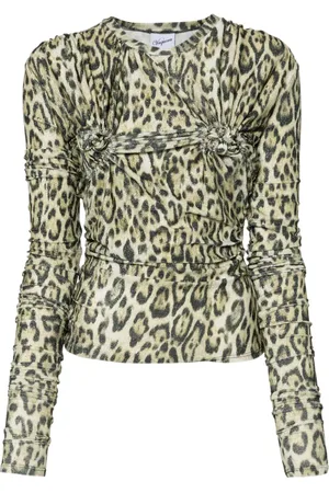 Vaquera T-Shirt mit Leoparden-Print