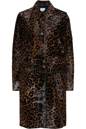 Totême Mantel mit Leoparden-Print
