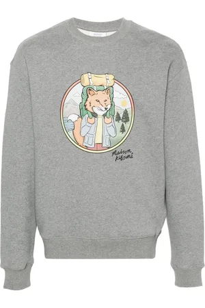 Maison Kitsuné Sweatshirt mit Fuchs-Print