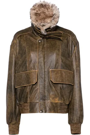Vaquera Bomberjacke aus Leder
