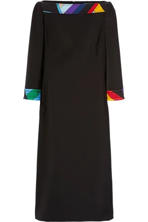 Puccini Texturiertes Midikleid