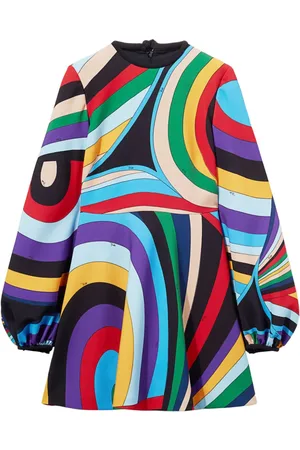 Puccini Minikleid mit Iride-Print