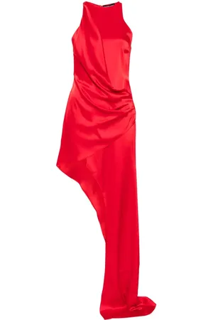 DAVID KOMA Asymmetrisches Abendkleid