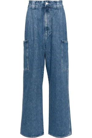 SUNNEI Ausgeblichene Wide-Leg-Jeans