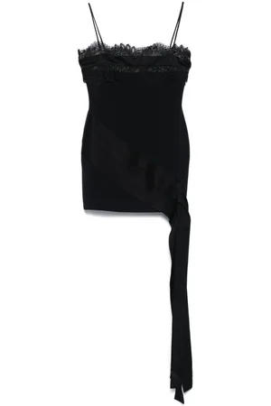 DAVID KOMA Minikleid mit Spitzeneinsatz