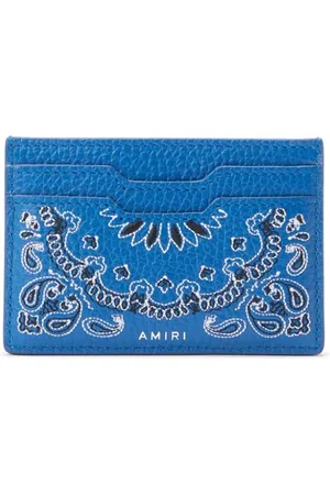 AMIRI Kartenetui mit Bandana-Stickerei