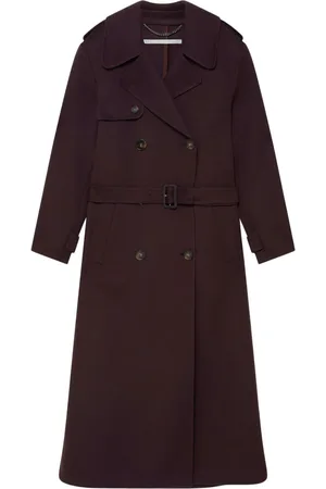 Stella McCartney Doppelreihiger langer Mantel