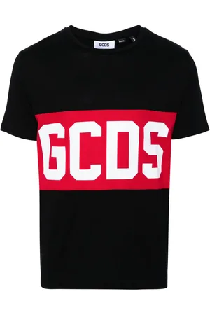 GCDS T-Shirt mit Logo-Band