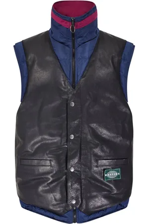 MARTINE ROSE Gesteppte Weste mit Logo-Patch