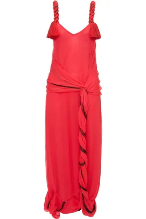 J.W.Anderson Kleid mit Quastenträgern