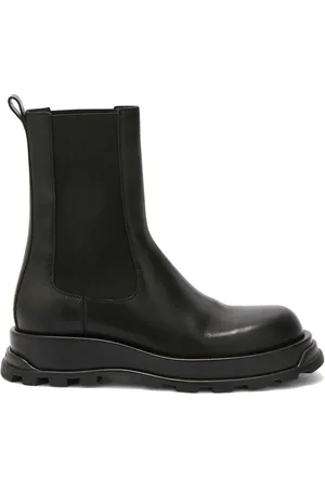 Jil Sander Knöchelhohe Lederstiefel