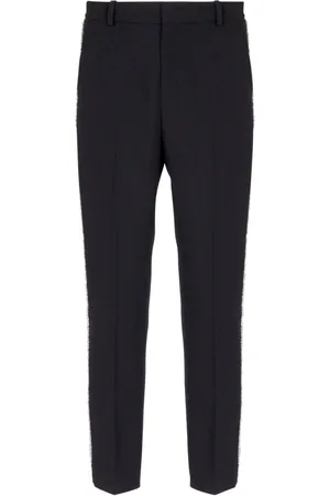 Balmain Verzierte Grain-de-Poudre-Hose