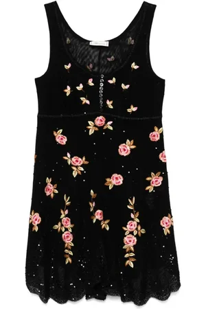 BLUMARINE Besticktes Tüll-Minikleid