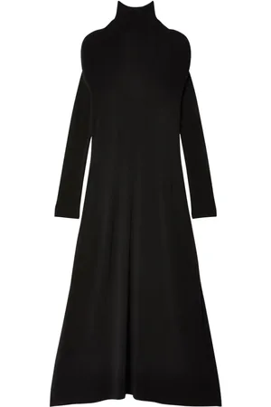 MELITTA BAUMEISTER Langes Kleid mit runden Schultern