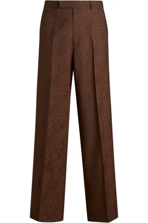 Etro Gerade Hose mit Jacquardmuster