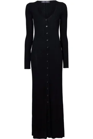 Proenza Schouler Geknöpftes Athena Maxikleid
